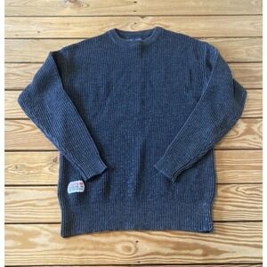 PSO Brand Ribbed Sweater Size Large Women’s Gray Pullover
